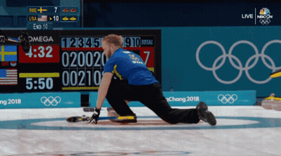 Curling Game On NBC GIF