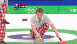 Curling Norway Team In Diamond Pants GIF