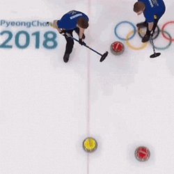 Curling Sweeping Hard GIF