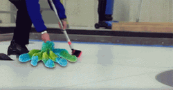 Curling Winter Candy Trolli GIF