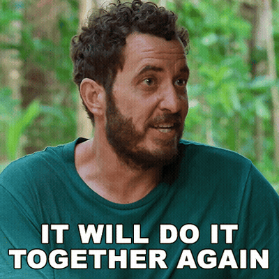 Curly Hair Beard Says It Will Do It Together Again GIF