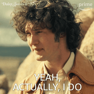 Curly Hair Man In Sunglasses Says Yeah Actually I Do GIF