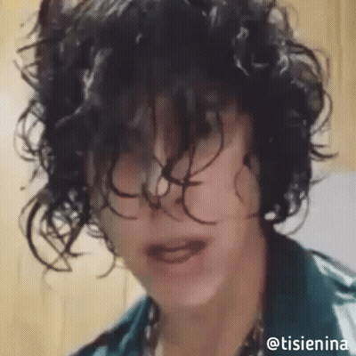Curly Hair Woman Making Funny Face Tisienia GIF