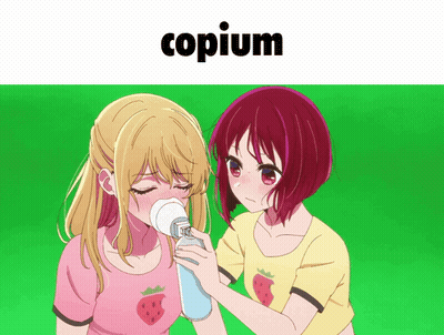 Curly Hair Woman Smiling Making Funny Face Beside Woman GIF