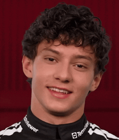 Curly Haired Man Black White Striped Shirt Good Question GIF