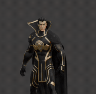 Curly Haired Man Says Shoulder Time Good Luck GIF