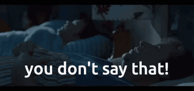 Curly Haired Man With Glasses Says Yeah Don't Say That GIF