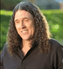 Curly Man Eyeroll GIF