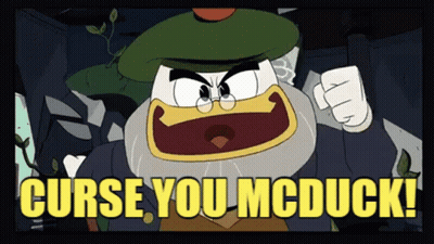 Curse You Dinkleberg Man Fist In Air GIF
