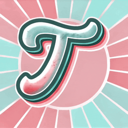 Cursive Capital Letter T GIF
