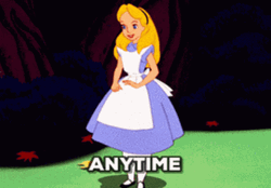 Curtsy Gesture Alice In Wonderland Anytime GIF