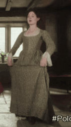 Curtsy Vintage Lady Bending Knee Respect GIF
