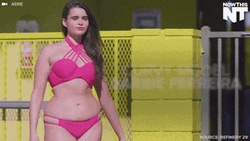 Curvy Barbie Ferreira Modelling For Campaign GIF