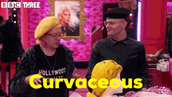 Curvy Curvaceous Woman GIF