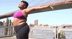 Curvy Lady Enjoying The Sun GIF