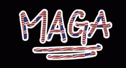 Customized Written Maga GIF