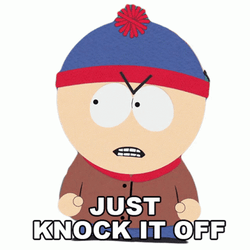 Cut It Just Knock It Off GIF
