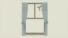 Cute Aesthetic Raining Cats And Dog Window GIF