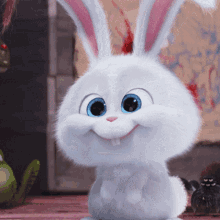 Cute And Happy Bunny Snowball Life Of Pets
