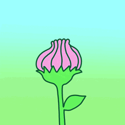 Cute Animated Bee Lying GIF