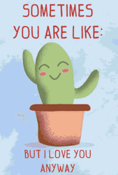Cute Animated Cactus Like Dancing Slow