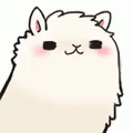 Cute Animated Llama Sparkle GIF