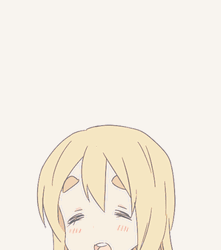 Cute Animated Tsumugi Kotobuki Bouncing GIF