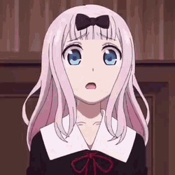 Cute Anime Chika Fujiwara Angry
