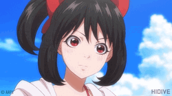 Cute Anime Girl Asuka Giving Thumbs Up