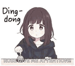 Cute Anime Girl Ding Ding Ding GIF