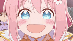 Cute Anime Girl Excited Blush