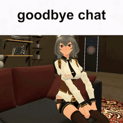 Cute Anime Girl Goodbye Chat