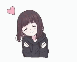 Cute Anime Girl In Love