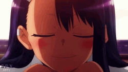 Cute Anime Girl Saying You're My Senpai