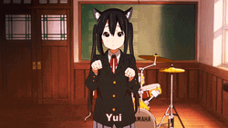Cute Anime Kitty Girl GIF