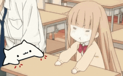Cute Anime Miyano Table Slap