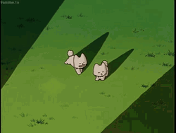 Cute Anime Puppies Play GIF