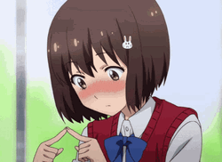 Cute Anime Shy Usami Mizuki