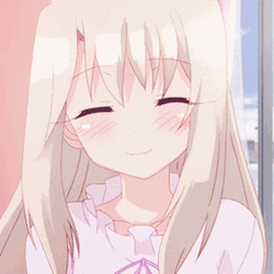 Cute Anime Smile Pink Hair GIF