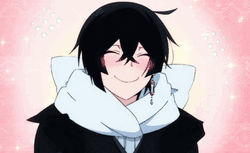 Cute Anime Vanitas Happy Blushing