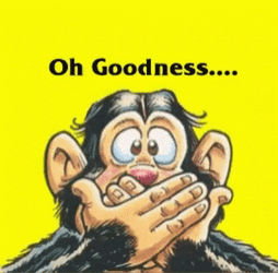 Cute Ape It's Hello Monday GIF