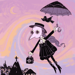Cute Art Plague Doctor GIF