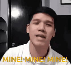 Cute Asian Internet Personality Claiming Mine GIF
