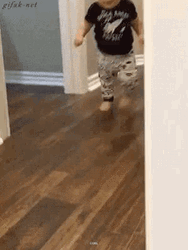 Cute Baby And I Oop Meme GIF