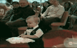 Cute Baby Angry About Romance GIF