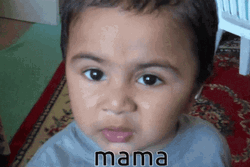 Cute Baby Asking For Mama GIF