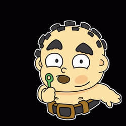 Cute Baby Bubble Boy GIF