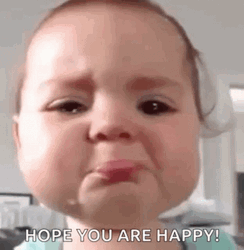 Cute Baby Crying Happy GIF