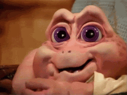 Cute Baby Dinosaur No Teeth GIF