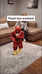 Cute Baby Flash Running
